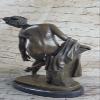 Abstract Woman Nude Girl Bronze Statue Art Deco Sculpture Figurine Figure Decorative Statues Deal by Bronze Corner view 3