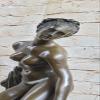 Abstract Woman Nude Girl Bronze Statue Art Deco Sculpture Figurine Figure Decorative Statues Deal by Bronze Corner view 4