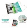 Retro Wolf Forest Black Silhouettes Hanging Jewelry Organizer Earring Holder for Women, Green Teal Ombre Wood Board Earring Organizer for Necklaces Rings on Closet, Wall, Door view 3
