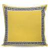 Aiesther Geometric Throw Pillow Covers Yellow Geometric Zigzag Greek Key Pillowcase Home Decor Cushion Case for Couch Sofa Bed 18" x 18", Super Soft & Comfortable view 1