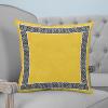 Aiesther Geometric Throw Pillow Covers Yellow Geometric Zigzag Greek Key Pillowcase Home Decor Cushion Case for Couch Sofa Bed 18" x 18", Super Soft & Comfortable view 4