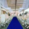 Aisle Runners Wedding Accessories 2mm Blue Aisle Runner Carpet Rugs for Step and Repeat Display, Indoor Outdoor Birthday Party Hallway Event Decoration view 2