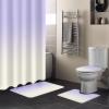 Teamery Shower Curtain Set, Purple White Ombre Shower Curtain, Bathroom Sets with Shower Curtain and Rugs, Bathroom Decor Bathroom Set, Shower Curtains for Bathroom, Bathroom Accessories view 2