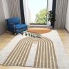 QARANO Boho Minimalist Art Kids Rugs, Mid Century Sun Modern Bedroom Rug, with Non-Slip Rubber Backing for Decor Teen Boys Room Floor Lounge Nursery, 5ft x 6ft view 3