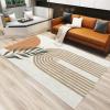 QARANO Boho Minimalist Art Kids Rugs, Mid Century Sun Modern Bedroom Rug, with Non-Slip Rubber Backing for Decor Teen Boys Room Floor Lounge Nursery, 5ft x 6ft view 4