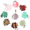 15pcs Sculpture Natural Stone Crystal Pendant Beads Carved Skull Bear Animal Shape Making,Fish 16x20 view 1