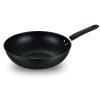 AZHANGYB Cast Iron Wok, Coating-Free Carbon Steel Pan Durable Frying Pan Pans for Cooking Delicious Meals, Traditional Hand-Hammered Stir Fry Pan (A),Iron view 1