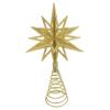 NOLITOY Led Snowflake Tree Topper Christmas Tree Star Decor Quality Iron Material Festive Christmas Ornament view 1