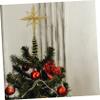 NOLITOY Led Snowflake Tree Topper Christmas Tree Star Decor Quality Iron Material Festive Christmas Ornament view 2