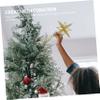 NOLITOY Led Snowflake Tree Topper Christmas Tree Star Decor Quality Iron Material Festive Christmas Ornament view 3