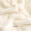 ANRODUO Pack of 2 Beige Throw Pillows Luxury Fluffy Pillows Faux Fur Decorative Pillows Plush Cushion Case Fuzzy Mongolian Merin Style for Bed Couch Sofa and Living Room Spring Home Decor 26x26 Inch view 4