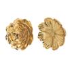 A&B Home Gold Floral Wall Accent, Contemporary Rose Hanging Wall Art, Wall Decor Flower Sculpture for Living Room Hallway Bedroom Office, Set of 2 view 1