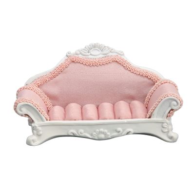 Women's Ring Sofa Shaped Ring Holder Vintage Style Sofa Shaped Finger Ring Holder Tray Necklace Earring Jewelry Organization Stand for Home Shop Dining Table Decor,Girls Bridal Gift