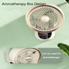 HSPLXYT Convenient Silent 3-Speed Wall Mount Fan,Oscillating Fans with A Remote, Small Air Circulator Fan,9H Timer, Easy Operation view 2