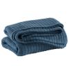Pine Cone Hill Boyfriend Aegean Matelasse Coverlet, Queen Size, Blue Solid Pattern view 3