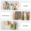Cabilock Semi-Remote Controller Wall Organizer Wall Mount Pen Holder Easy Install Storage Box view 3