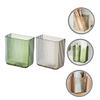 Cabilock Semi-Remote Controller Wall Organizer Wall Mount Pen Holder Easy Install Storage Box view 4