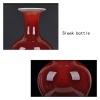 ATMRC Flower Vase Vase Ceramic Handmade Crafts with Base Office Home Accessories (red (32 * 19cm) Table view 4
