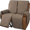 1/2/3 Seat Quilted Recliner Cover - 100% Waterproof Recliner Chair Slipcover Furniture Protector with Storage Pockets, Washable Non-Slip Couch Cover with Elastic Straps for Kids and Pets ( Color : #7 view 1