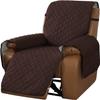 1/2/3 Seat Quilted Recliner Cover - 100% Waterproof Recliner Chair Slipcover Furniture Protector with Storage Pockets, Washable Non-Slip Couch Cover with Elastic Straps for Kids and Pets ( Color : #1 view 1