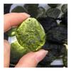 1pc Moldavite Natural Czech Meteorite Impact Glass Irregular Shaped Rough Stone Green Energy Stone Room Decoration, 11223S1BOTTON (Size : 20-25g) view 1