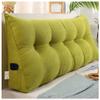 Triangular Headboard Pillow, Headboard Wedge Rest Reading Pillow Bedrest Throw Pillows Large Bolster Headboard Back Support Lumbar Cushion With Removable Cover ( Color : Green , Size : 180*20*50cm ) view 1