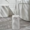 POEPIE Toilet Brush and Holder Set Toilet Brush with Base and Cover Long Handle PP Large Brush Head Household Toilet Cleaning Brush Toilet Bowl Brush Set (White) Toilet Bowl Brush for Bathroom view 3