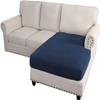 ADPON Sectional Couch Covers Sofa Chaise/Seat Cushion Slipcover L Shape Separate Cushion Couch Chaise Cover for Both Left/Right Sectional Couch (1 Chaise Lounge,Navy) view 1