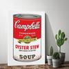 LEES TOSS Andy Warhol Soup Can (Oyster Stew) Canvas Wall Art Bedroom Painting Decorative, Poster for Room Aesthetic Living Room Decor Poster Frame:16x24inchs(40x60cm) view 2