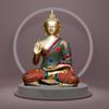 Lord Buddah Statute Brass Buddha Idol Buda  Buddha Statues for Home Decor, Buddah Statute Zen Decoration, Meditation Budha Shakyamuni Buddhism Buddhist Sculpture Gift view 1