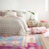 Pine Cone Hill Lush Linen Natural Puff Quilt, Twin Size, Neutral Solid Pattern view 3