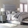Pine Cone Hill Quilted Silken Solid Grey Coverlet, Twin Size, Grey Solid Pattern view 2