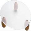 BANGAU Storage Plate Multi Functional Transparent Modern Organizer Display Stand Decorative Tray Tray for Vanity Tray Countertop Cosmetic Decor, Style C view 3
