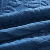 MarCielo 3-Piece 100% Cotton Oversized Bedspread Lightweight Quilt Coverlet Embroidery Farmhouse Bedding Set T0 (Midtone Blue, Oversized Queen (100"x106")) view 2