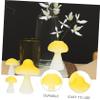 SUPVOX Hydroponic Plant Vase Mushroom Design Office Flower Holder Home Decor for Wedding Birthday view 2