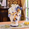 ATMRC Flower Vase Vase Decoration Large Living Room Dried Flower Arrangement Creative Ceramic Table Home High Decoration Painted Plant Table view 3