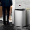DYPASA Garbage Can 12l/15l/18l/25 Kitchen Bathroom Toilet Stainless Steel Garbage Cans Home Uncovered Large Living Room Simple Garbage Cans Office Waste Paper Basket Trash Bin (Size : Rose gold-12L) view 4