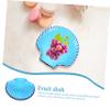 Beavorty Ocean-themed Glass Snack Dish Shell-shaped Serving Tray for Fruits Candies and Party Snacks for Events and Home Use view 2