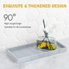 Bathroom Counter Tray,EG-SIPRO High-Grade Thickened Silicone Bathroom Vanity Tray,Shatterproof Durable Rectangle Bathroom Tray Soap Dispenser Tray for Bathroom Countertop,Small+Large (EGTRAY) view 4