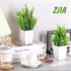 ZJIA 4 Pack Fake Plants Small Artificial Greenery Faux Plants Indoor for Home Farmhouse Bathroom Shelf Decor view 3