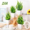 ZJIA 4 Pack Fake Plants Small Artificial Greenery Faux Plants Indoor for Home Farmhouse Bathroom Shelf Decor view 4