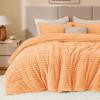 BEDELITE Fleece Queen Comforter Set -Super Soft & Warm Fluffy Coral Bedding, Luxury Fuzzy Heavy Bed Set for Winter with 2 Pillow Cases view 1