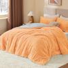 BEDELITE Fleece Queen Comforter Set -Super Soft & Warm Fluffy Coral Bedding, Luxury Fuzzy Heavy Bed Set for Winter with 2 Pillow Cases view 2