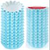 Caperci Grease-Resistant Blue Mini Cupcake Liners 200 Counts - Heavy Duty Paper Muffin Baking Cups, Odorless, No Muffin Pan Needed, Easily Peels (Light Blue) view 1