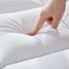 SLEEP ZONE King Cotton Mattress Topper, Ultra Fluffy Soft Mattress Pad Pillowtop Cooling Mattress Cover Fits 8-21 inch Deep Pocket, White view 2