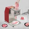 110V 1100w Commercial Meat Cutter Machine,0.35cm/0.138in Blade Electric Meat Cutter,Stainless Steel Restaurant Food Cutter for Kitchen Supermarket Boneless Meat and Chicken,Mutton,Beef view 3