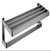 ALDEPO Towel Rail Bathroom Towel Rack Wall Mounted Towel Holder,High-End Towel Rack,Light Brushed Stainless Steel Simple Bath Towel Shelf Wall Mount,Bathroom Rack Hardware view 3