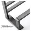ALDEPO Towel Rail Bathroom Towel Rack Wall Mounted Towel Holder,High-End Towel Rack,Light Brushed Stainless Steel Simple Bath Towel Shelf Wall Mount,Bathroom Rack Hardware view 4