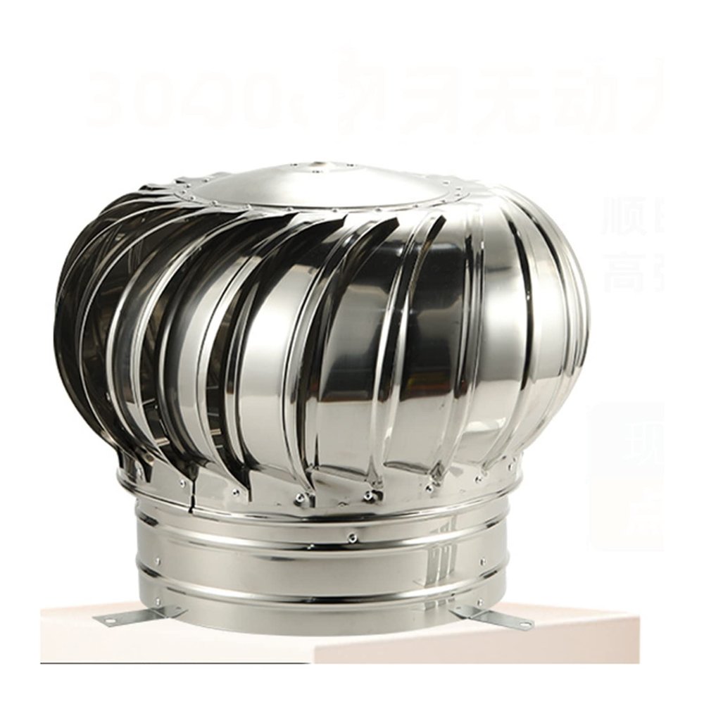 JUCCJUXIN Chimney Spinner CowlStainless Steel Spinner Anti-Downdraught Chimney CowlGalvanized Stainless Steel Top All Purpose Chimney Cowl Rotating Chimney Cowl Cap Spinner (Size : 100mm/3.94in)