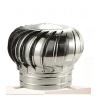 JUCCJUXIN Chimney Spinner CowlStainless Steel Spinner Anti-Downdraught Chimney CowlGalvanized Stainless Steel Top All Purpose Chimney Cowl Rotating Chimney Cowl Cap Spinner (Size : 100mm/3.94in) view 1